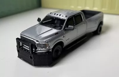 2X 3D Printed Add-On Push Bumper For 1/64 Greenlight Dodge Ram 3500 Dually 2021 • $19.90