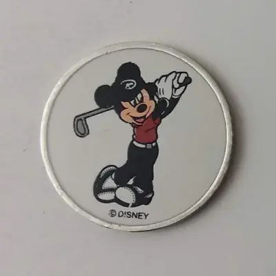 Disney Mickey Mouse Golf Ball Marker Token 24mm • $9.95