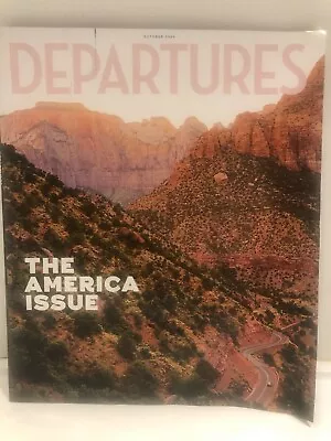 Departures Magazine American Express October 2020 The America Issue *Minor Bumps • $4.40