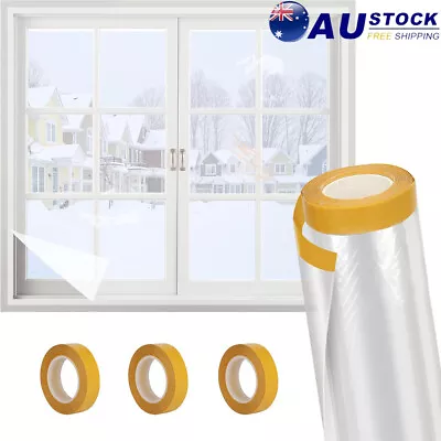 Window Insulation Film - Stop Crying Windows - Energy Save - High-Grade Clear AU • $14.88