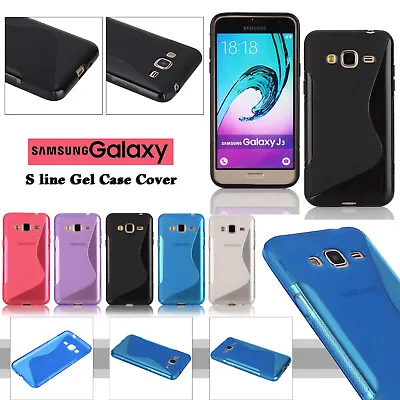 Phone Case For Samsung J1 J2 J3 J4 J6 J7 Prime 2018 Pro Shocproof Silicone Cover • £2.45