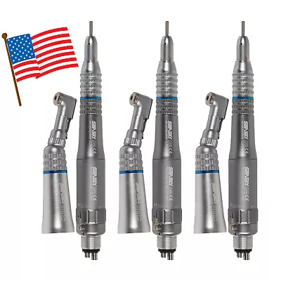 3 Dental Slow Low Speed Handpiece Contra Angle Motor 4Hole Fit Midwest E Type • $119