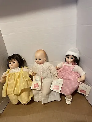 Set Of 3 1970s Vintage Madame Alexander PUDDIN VICTORIA Baby Sister Dolls NWT • $175