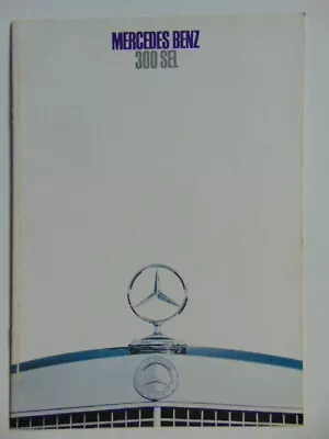 Original 1968 Mercedes Benz 300SEL Brochure - W109 Chassis German Version • $18