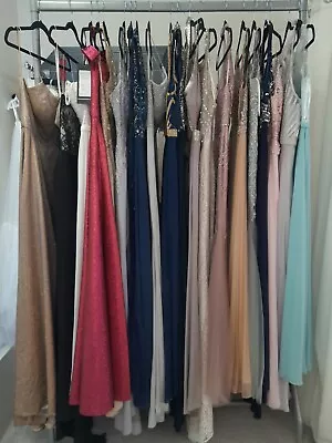 Job Lot Of 20 Prom / Bridesmaid / Evening Dresses - Need TLC • £149