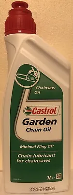 Castrol Garden Chain Oil Chain Saw Oil 1 Litre 1L • £11