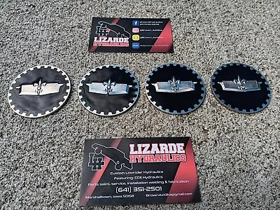 BLACK CAPRICE  Metal Wire Wheel Chips Knockoff *1 Set • $95