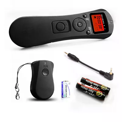 LCD Wireless Timer Remote For Canon EOS 1100D 650D 600D 550D 500D 60D 70D 2.4G • $39.99