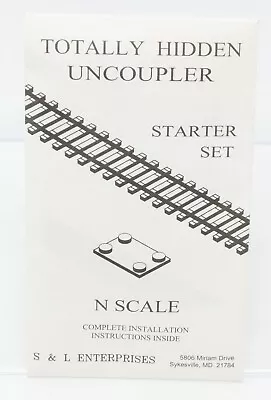 S&L Enterprises Totally Hidden Uncoupler Starter Set N Scale • $4.95