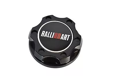 Black Ralliart Racing Engine Oil Fill Cap For 08-15 Mitsubishi Lancer Evo X • $24.88