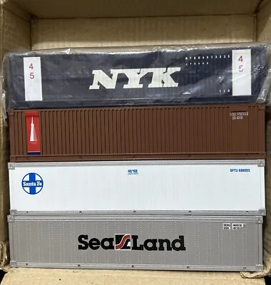 K-LINE Santa Fe Sea Land NYK INTERMODAL 40’ CONTAINER O-SCALE (LOT-4) Lionel MTH • $89