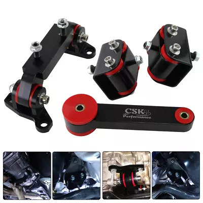 Red Poly Motor Transmission Mount Kit For Legacy GT/Forester XT /Impreza WRX STI • $171