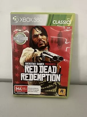 Red Dead Redemption Microsoft Xbox 360 Classics With Manual And Map VGC • $19.50