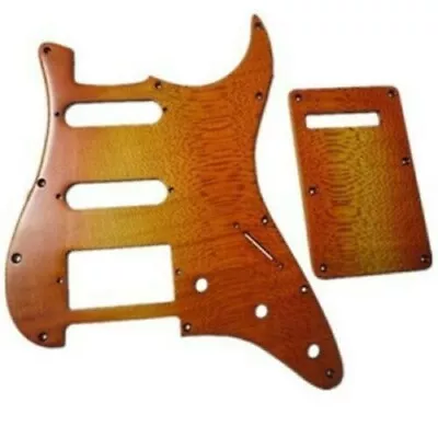 1set 11holes SSH Maple Wood Guitar Pickguard & Back Plate For St Style Guitar • $23.74