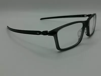 Oakley OX8092-0255 PITCHMAN CARBON Eyeglasses Satin Grey Smoke 55-18-138 • $86.99