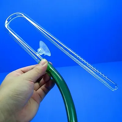 Aquarium Glass Inflow Lily Pipe Ø17mm Hand Made For 16/22mm Hose Canister Filter • $58.37