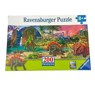 Ravensburger 200 Piece In The Land Of The Dinosaurs Jigsaw Puzzle *COMPLETE* • $12.99