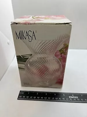 Mikasa Rondelet Bud Vase T8155/ 615 5 1/2 Inches Crystal Clear New • $17.99