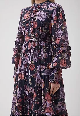 Decjuba Size 8  Jamie Floral Maxi Dress • $75