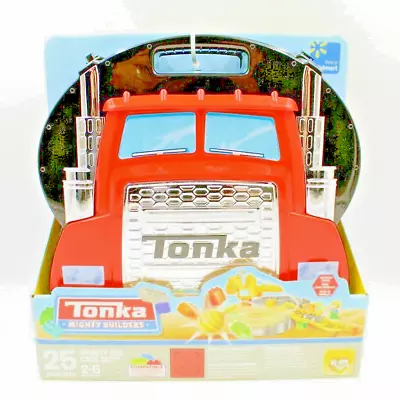 Tonka Mighty Builders Rig 25 Piece Semi Truck Case Set Building Blocks Toy New • $25.54