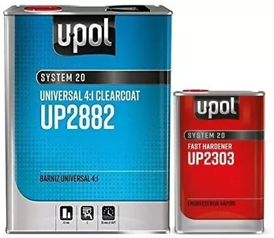 U-Pol 2882 Fast KIT Overall  Urethane CLEARCOAT Universal Clear 4:1 Fast KIT • $89.99