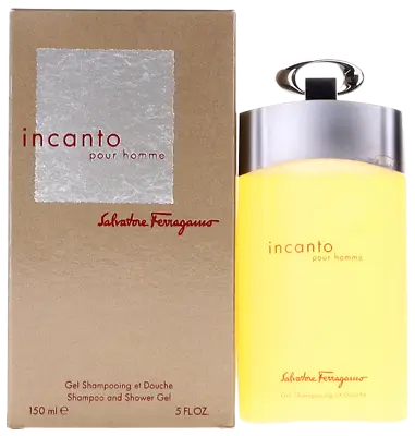 Incanto Pour Uomo By Salvatore Ferragamo For Men Shampoo And Shower Gel 5oz New • £21.19