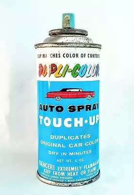 Vintage DUPLI-COLOR Auto Spray Touch-Up Car Spray Paint Can ~ Great Graphics! • $19.99