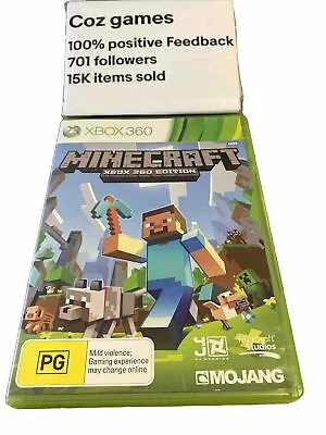 Minecraft The Xbox 360 Edition Australian Release Sandbox Open World Crafting • $18