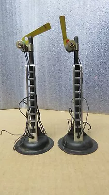 Marx O Pair Of Semaphore Signals 627073 • $15