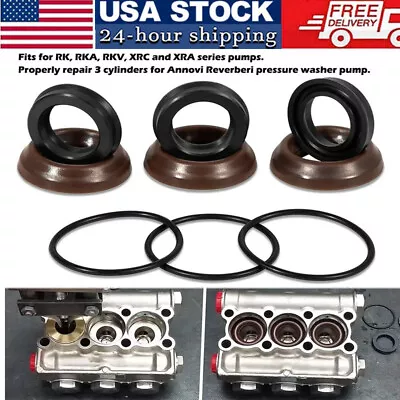 AR1857 Seal Packing Kit 18mm XR Annovi Reverberi RK RKA RKV Pressure Washer Pump • $28.18