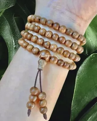 Rare 108 Mala Beads  Bracelet Vietnam Agarwood Bracelet Feng Shui Bracelet • $85