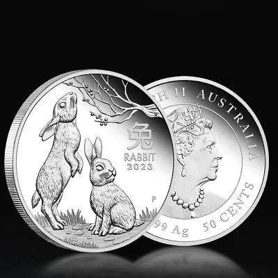 $259.95 • Buy 2023 Australian Lunar Series III Year Of The Rabbit 5oz The Perth Mint Capsule