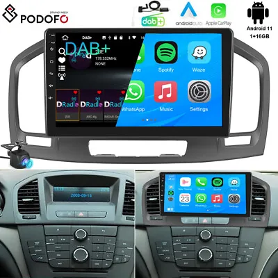 DAB+ 9  Android 11 Car Stereo Radio GPS CarPlay For Vauxhall Opel Insignia 08-13 • £162.99