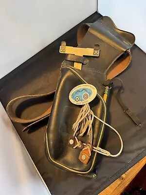 Vintage Bear Black Leather Quiver W/ Accessories - COOL!!! SHIPS FREE!!! • $79.99