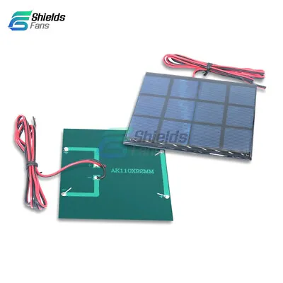 2V 150MA 3V 400MA Monocrystalline Solar Panel Module For DIY Motor Toy Lawn Lamp • $4.72