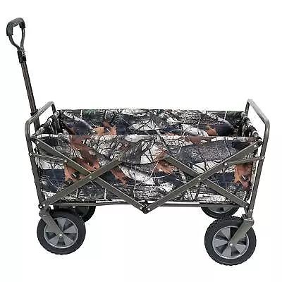 Mac Sports Collapsible Folding Outdoor Utility Garden Camping Wagon Cart Camo • $122.36