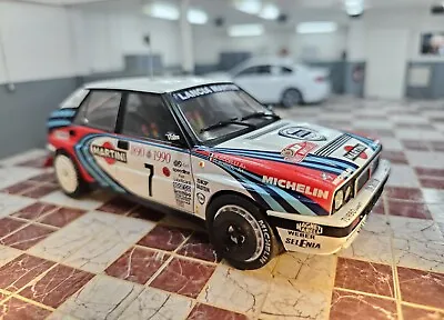 Ixo 1990 #7 Lancia Delta Intergrale 16v D.auriol B.occelli 1/24 Scale Model • £52.95