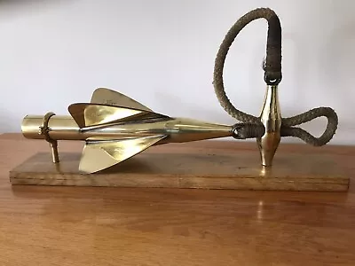 Polished Cherub Ships Log Spinner Tafrail On Plinth  Maritime Nautical Antique • £85