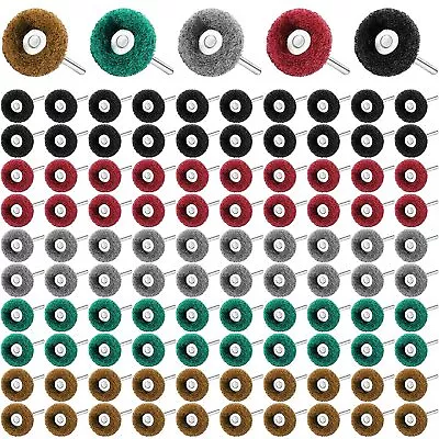 25mm Abrasive Metal Polishing Buffing Wheel Burr Kit Set For Dremel Rotary Tool • $22.29