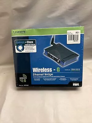 *Sealed* Linksys WET54G 2.4GHz 802.11g Wireless G Ethernet BRIDGE 54 Mbps ShpFST • $65