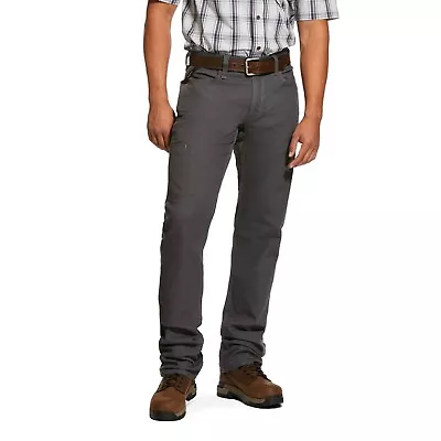 Ariat® Men's Rebar M4 DuraStretch Gray Made Tough Work Pant 10030250 • $49.95