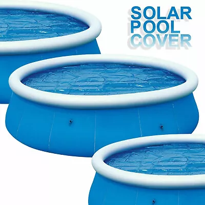 8ft 10ft 12ft Pool Solar Cover Inflatable Fast Set Above Ground Paddling Wimming • £14.94