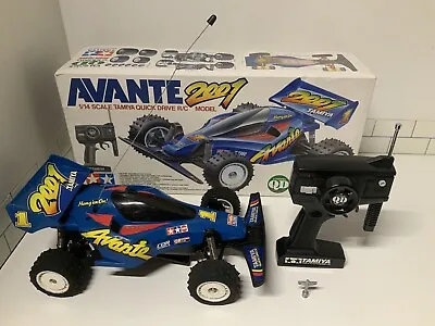 Tamiya Avante 2001 Quick Drive R/C Buggy Rare Boxed 1/14 Good Working Condition • £229.99