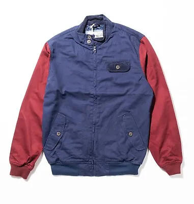 Dstruct Project Mens Authentic D Etu Canvas Bomber Zip Pocket Jacket Coat • £16.99