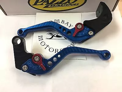 Pazzo Shorty Levers Triumph Street Triple 2008 - 2015 Blue With Red • $169.99