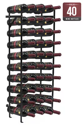 Floor Stand Wine Rack -Upto 150 Bottle Large Capacity Free Standing Wine Storage • $42.99