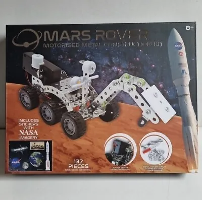 Mars Rover Motorised Metal Construction Kit Nasa Stickers Age 8 Years Plus • £9.99