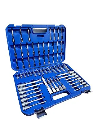 60pcs Master Deep Long Star Plus Socket Bit E-Torx External Torx Set Tamperproof • $68.99