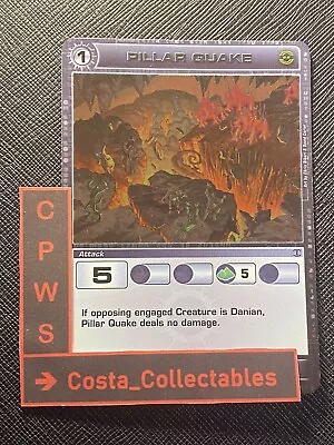 Pillar Quake - Attack Card - Rare - Chaotic Card - Zoth - 1st Edition - Nm • $3.50