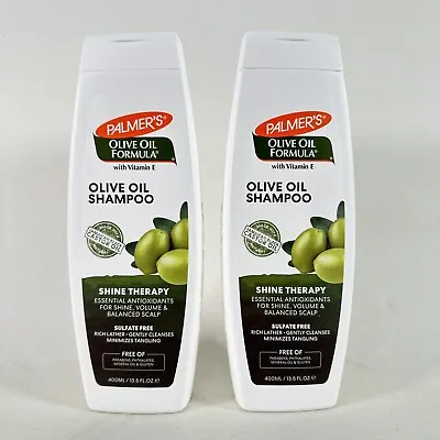 2x Palmer's Olive Oil Formula Shine Therapy - Shampoo 400ml • £11.99